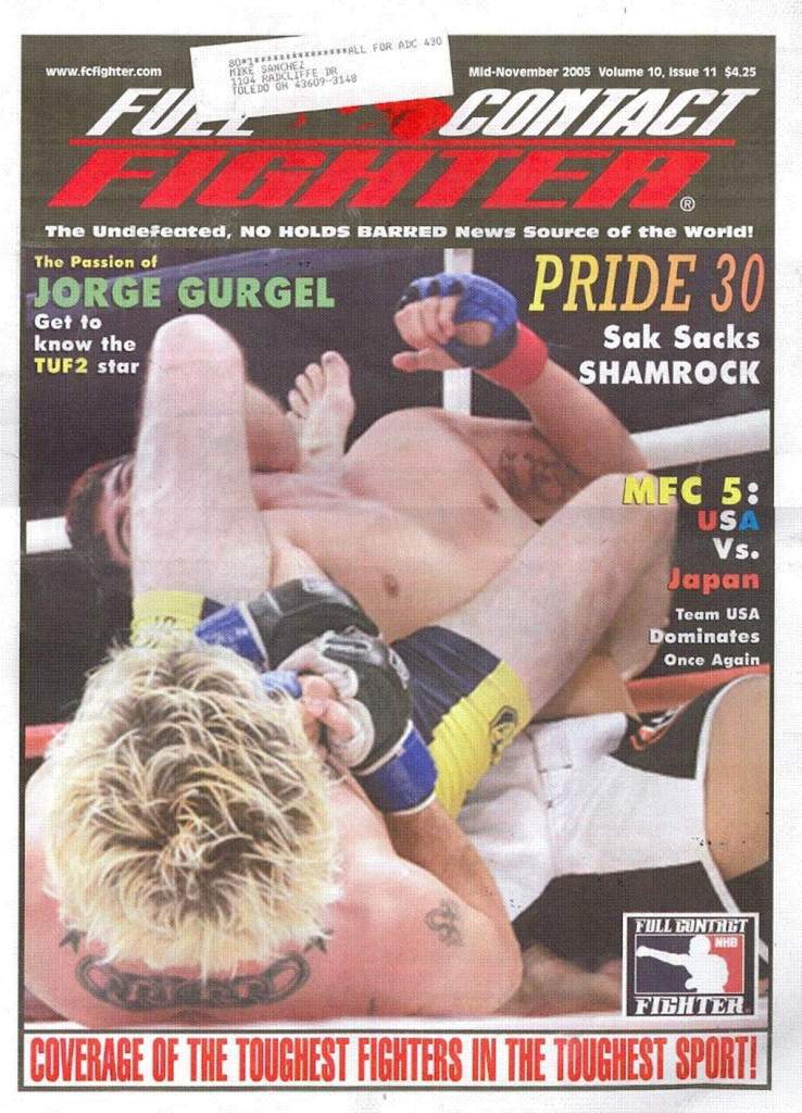 11/05 Full Contact Fighter Newspaper